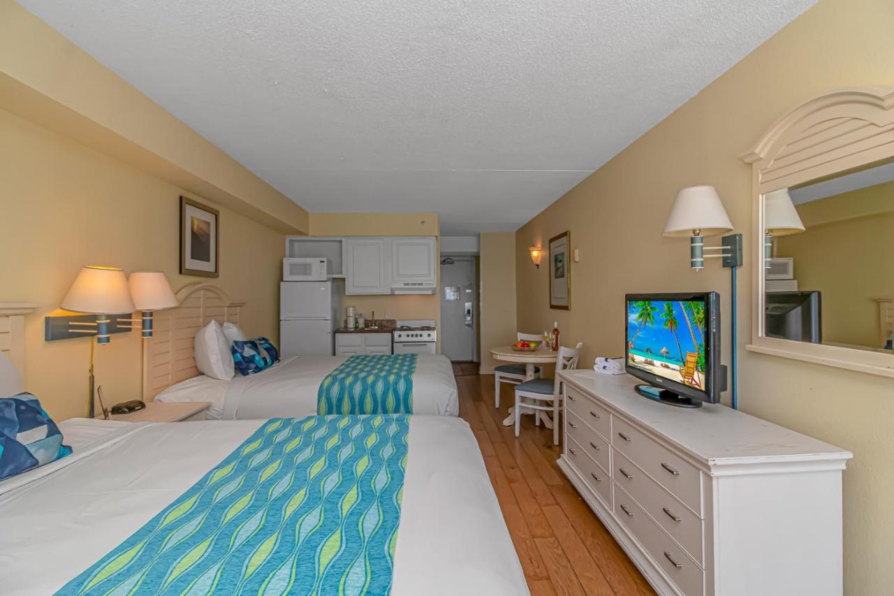 Beautiful Ocean Front Double Queen Suite With Full Kitchen, Sea Mist Resort 20705 Myrtle Beach Bagian luar foto